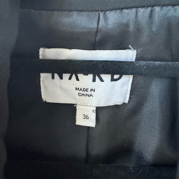 Classic Black Oversized Blazer - Picture 2 of 3